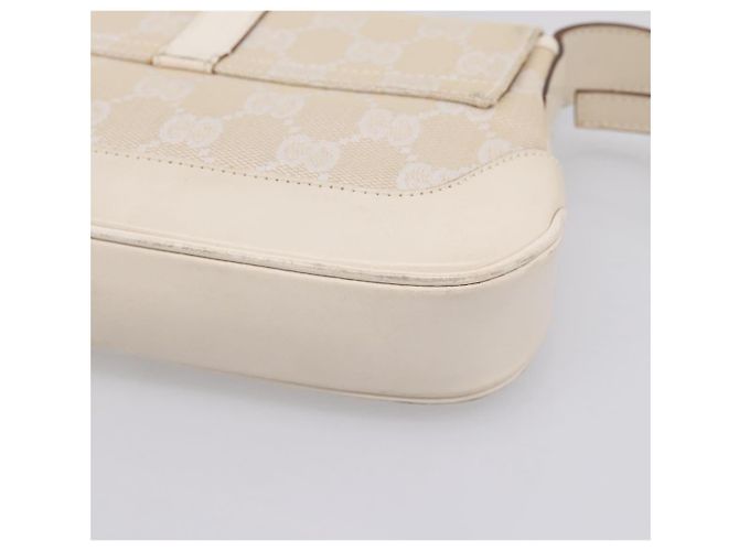 Borsa a tracolla GUCCI GG Canvas Jackie Beige Silver 007 2038 Auth ep16210A Argento - view 15