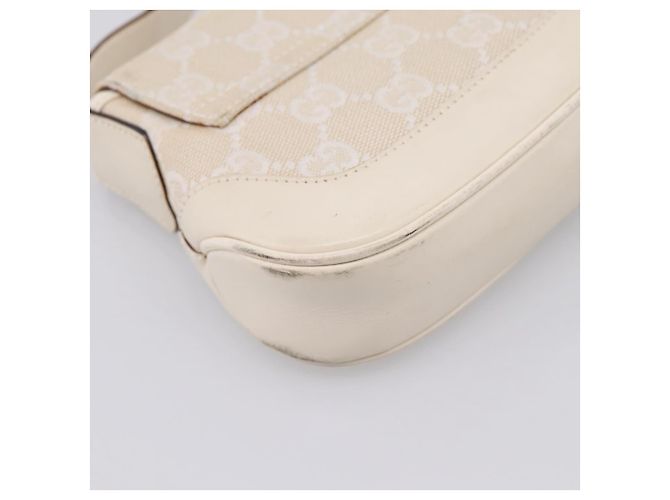 Borsa a tracolla GUCCI GG Canvas Jackie Beige Silver 007 2038 Auth ep16210A Argento - view 16