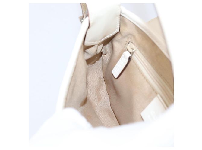 Borsa a tracolla GUCCI GG Canvas Jackie Beige Silver 007 2038 Auth ep16210A Argento - view 20