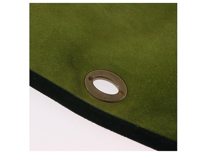 Miu Miu Shoulder Bag Suede Green Auth 206238A - view 19
