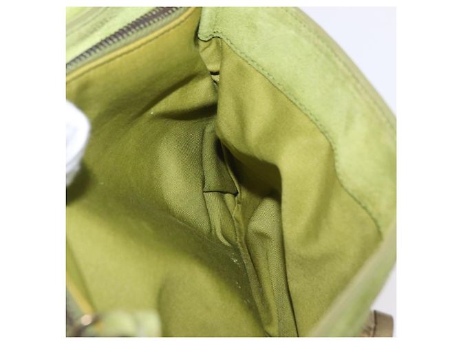 Miu Miu Shoulder Bag Suede Green Auth 206238A - view 26