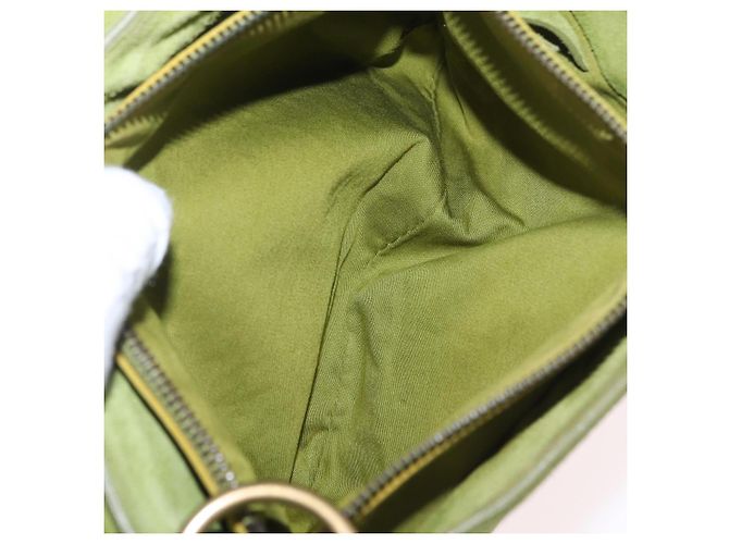 Miu Miu Shoulder Bag Suede Green Auth 206238A - view 28