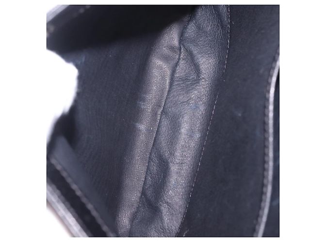 Bolsa de Ombro GUCCI em Couro Preta e Dourada Auth 206133 Preto Dourado - vista 23