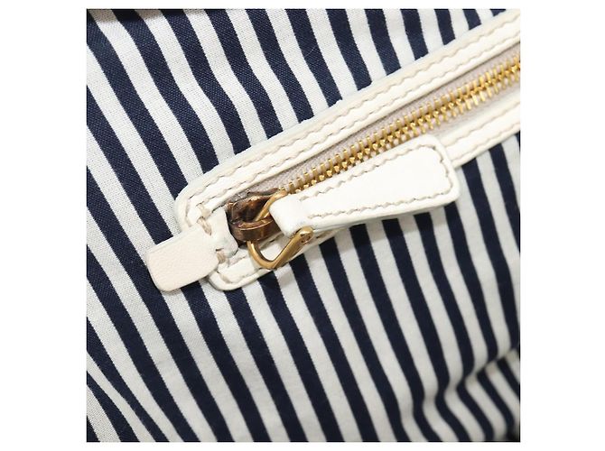 Borsa a mano Miu Miu in pelle Ivory Gold Auth 206112A D'oro Crudo - vista 28
