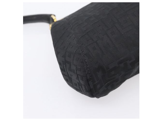 Borsa a Tracolla LONGCHAMP Nylon Nero Oro Auth 204984A D'oro - vista 15
