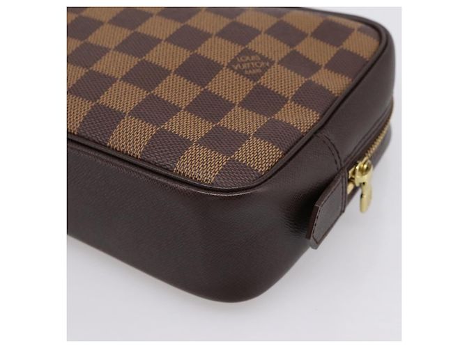 LOUIS VUITTON Damier Ebene Trousse Toilette 25 Clutch Bag N47624 Auth ep16077A - vista 15