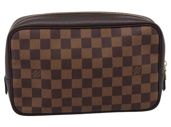 LOUIS VUITTON Damier Ebene Trousse Toilette 25 Clutch Bag N47624 Auth ep16077A - vista 2