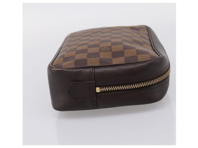 LOUIS VUITTON Damier Ebene Trousse Toilette 25 Clutch Bag N47624 Auth ep16077A - vista 4