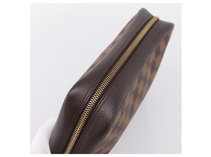 LOUIS VUITTON Damier Ebene Trousse Toilette 25 Clutch Bag N47624 Auth ep16077A - vista 5
