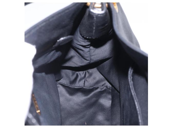 Borsa a tracolla Miu Miu in pelle nera e oro Auth ka6362 Nero D'oro - vista 20