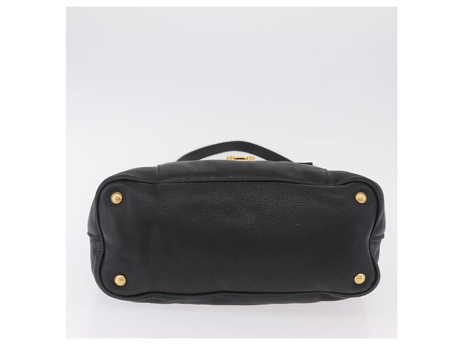 Borsa a tracolla Miu Miu in pelle nera e oro Auth ka6362 Nero D'oro - vista 5