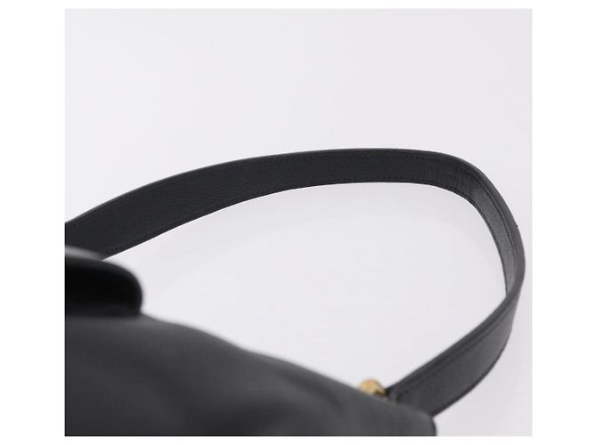 Borsa a tracolla Miu Miu in pelle nera e oro Auth ka6362 Nero D'oro - vista 8