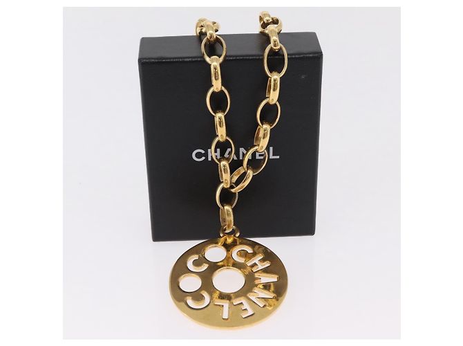 Collar CHANEL metal Gold CC Auth bs37290M Dorado - vista 18