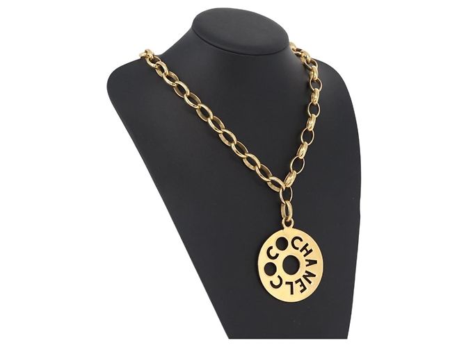 Collar CHANEL metal Gold CC Auth bs37290M Dorado - vista 19