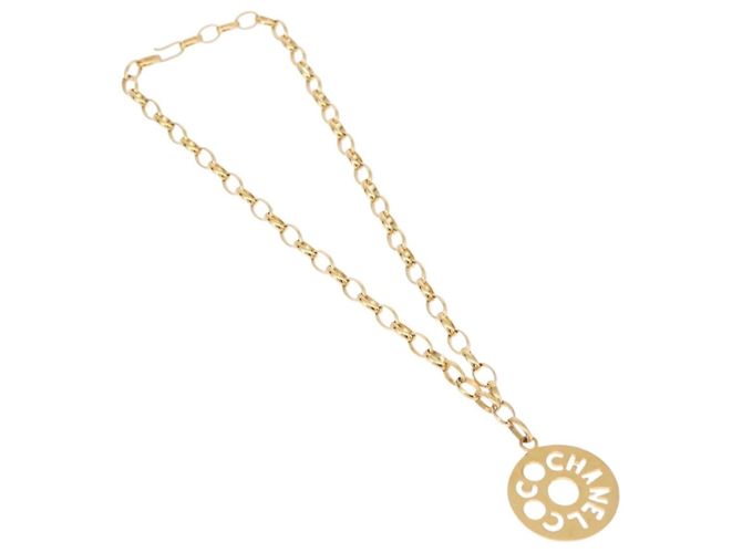 Collar CHANEL metal Gold CC Auth bs37290M Dorado - vista 2