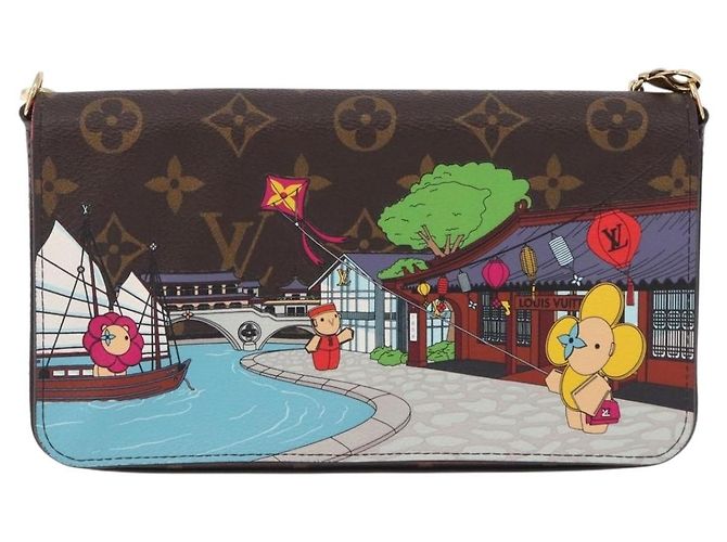 LOUIS VUITTON Monogram Vivienne Pochette Felice Shoulder Bag LV Auth ka6388SAM Monogramma - vista 13