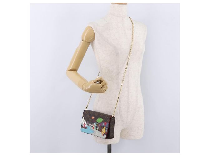 LOUIS VUITTON Monogram Vivienne Pochette Felice Shoulder Bag LV Auth ka6388SAM Monogramma - vista 28