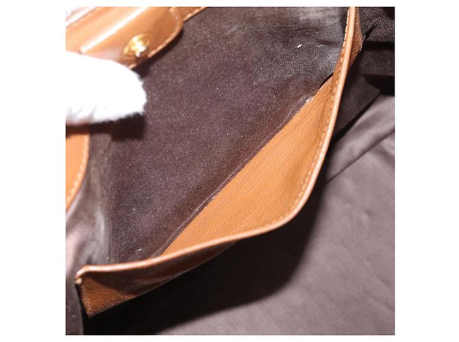 Borsa a mano Miu Miu in pelle 2way marrone oro autentica 206392A D'oro - vista 27