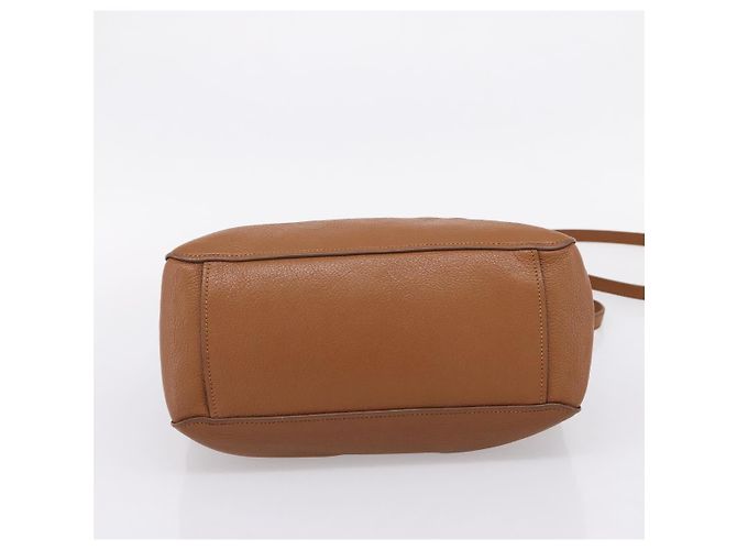 Borsa a mano Miu Miu in pelle 2way marrone oro autentica 206392A D'oro - vista 5