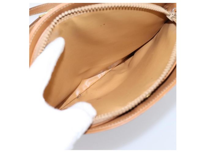 Céline Bolso de hombro CELINE Macadam Canvas PVC Leather Brown Gold Auth ep16205A Castaño Dorado - vista 23