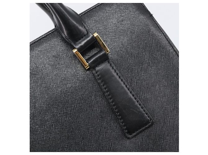 Borsa a mano BURBERRY in pelle nera e oro Auth ep16231 Nero D'oro - vista 17