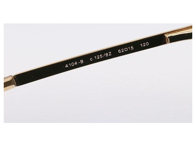 Gafas de sol CHANEL COCO Mark Metal Tono Dorado CC Auth 205985M - vista 10