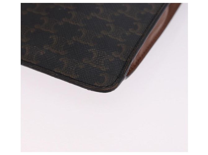 Céline CELINE Triomphe Macadam Canvas Phone Pouch PVC Black Auth 200721 Schwarz - Ansicht 17