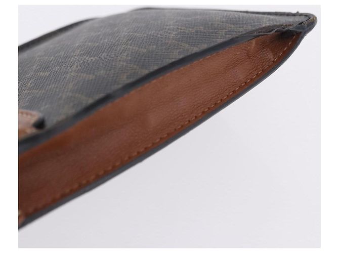Céline CELINE Triomphe Macadam Canvas Phone Pouch PVC Black Auth 200721 Schwarz - Ansicht 6