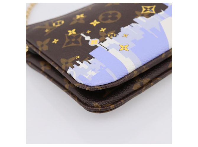 LOUIS VUITTON Monogram Vivienne Pochette Double Zip Bag M68486 LV Auth 204905SAM Monograma - vista 15