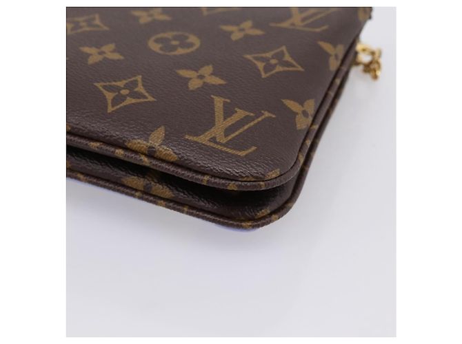 LOUIS VUITTON Monogram Vivienne Pochette Double Zip Bag M68486 LV Auth 204905SAM Monograma - vista 16