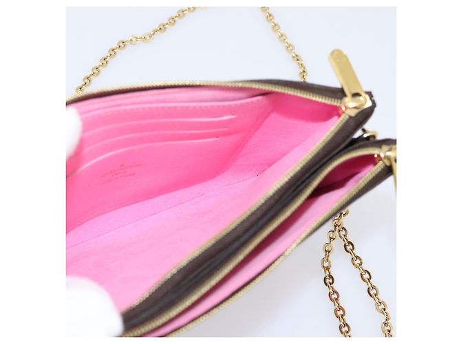 LOUIS VUITTON Monogram Vivienne Pochette Double Zip Bag M68486 LV Auth 204905SAM Monograma - vista 19