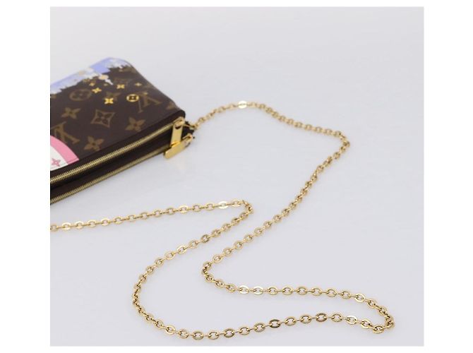 LOUIS VUITTON Monogram Vivienne Pochette Double Zip Bag M68486 LV Auth 204905SAM Monograma - vista 7