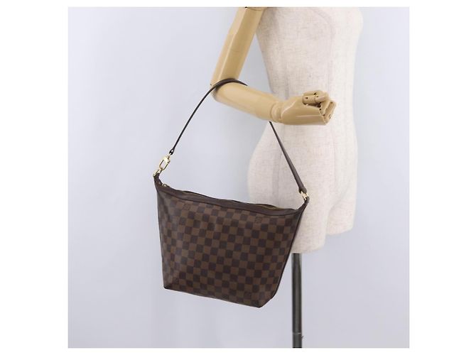Borsa a tracolla LOUIS VUITTON Damier Ebene Illovo MM N51995 LV Auth mr3011 - vista 28