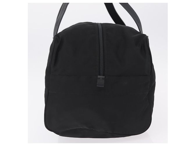 Bolso de mano PRADA Nylon Black Silver Auth 201394A Negro Plata - vista 3