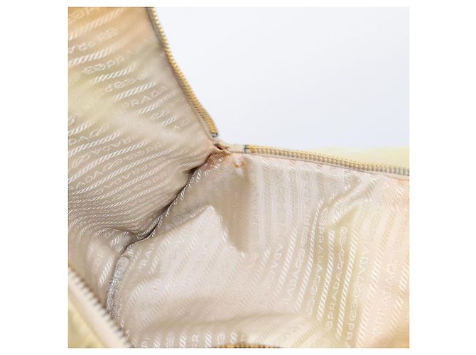 Borsa Tote con Catena PRADA Pelle Beige Oro Auth bs37400 D'oro - vista 11