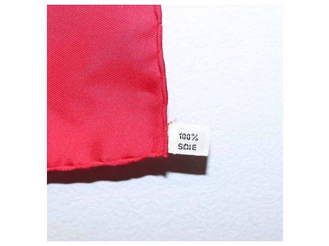 Hermès HERMES Carre 90 Seidentuch Rot Weiß "LA PROMENADE DE LONGCHAMPS" Auth ki6873M - Ansicht 11