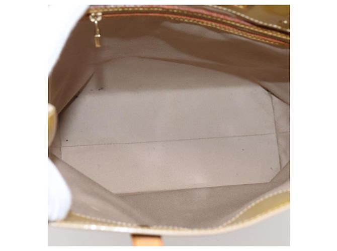 LOUIS VUITTON Monogram Vernis Reade MM Hand Bag Beige M91141 LV Auth gh2399 - vista 11
