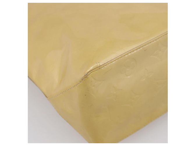 LOUIS VUITTON Monogram Vernis Reade MM Hand Bag Beige M91141 LV Auth gh2399 - vista 15