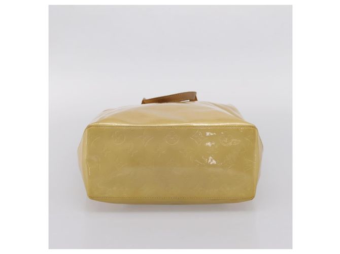 LOUIS VUITTON Monogram Vernis Reade MM Hand Bag Beige M91141 LV Auth gh2399 - vista 5