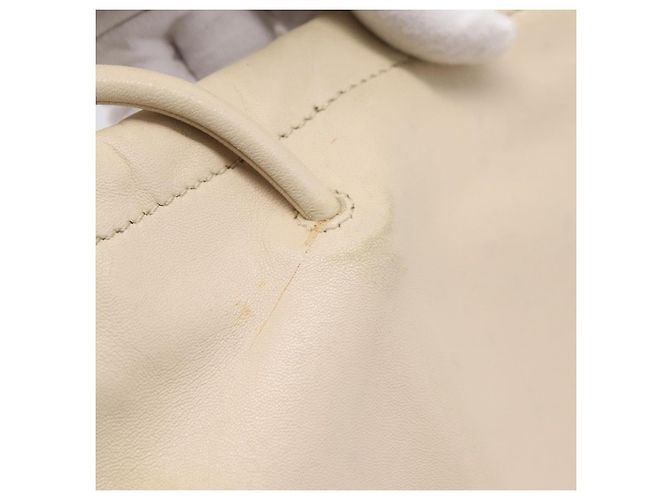 Borsa a tracolla GUCCI in pelle Ivory 001 4403 3444 Auth ep16149 Crudo - vista 10