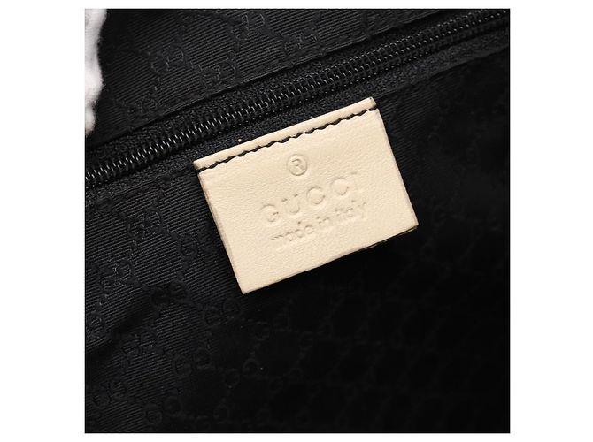 Borsa a tracolla GUCCI in pelle Ivory 001 4403 3444 Auth ep16149 Crudo - vista 18
