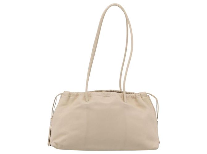 Borsa a tracolla GUCCI in pelle Ivory 001 4403 3444 Auth ep16149 Crudo - vista 2