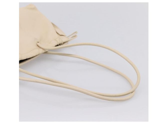 Borsa a tracolla GUCCI in pelle Ivory 001 4403 3444 Auth ep16149 Crudo - vista 7