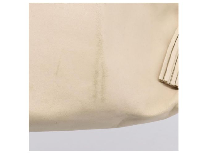 Borsa a tracolla GUCCI in pelle Ivory 001 4403 3444 Auth ep16149 Crudo - vista 9