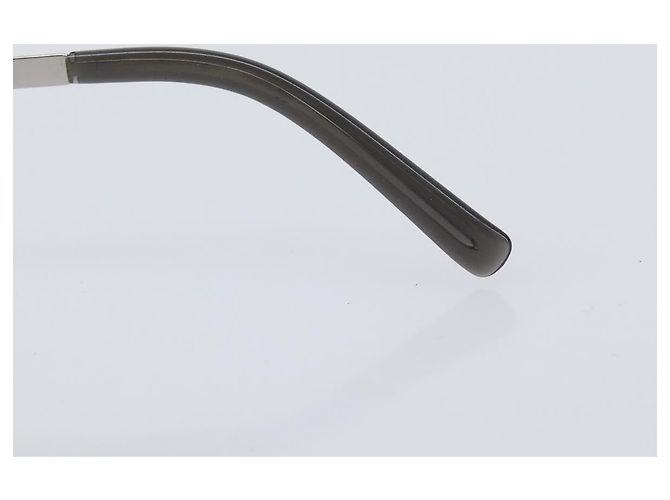 CHANEL COCO Mark Sonnenbrille Metal Silver CC Auth 206011M Silber - Ansicht 10