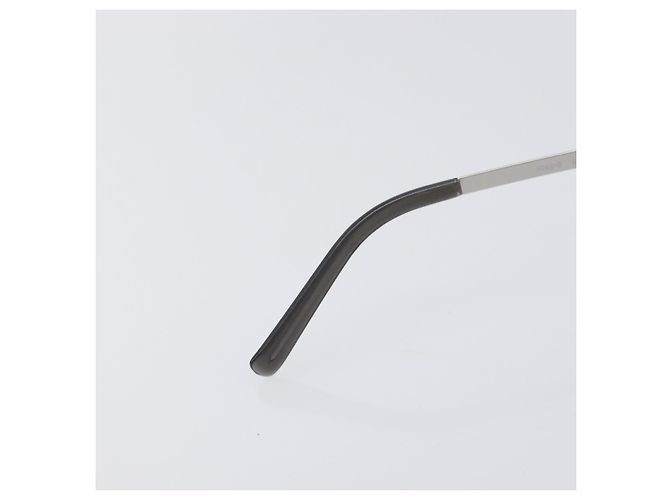 CHANEL COCO Mark Sonnenbrille Metal Silver CC Auth 206011M Silber - Ansicht 17