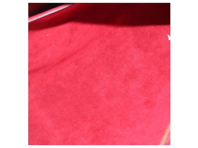 Borsa a mano LOUIS VUITTON Epi Soufflot Red M52227 LV Auth BA15785V Rosso - vista 10