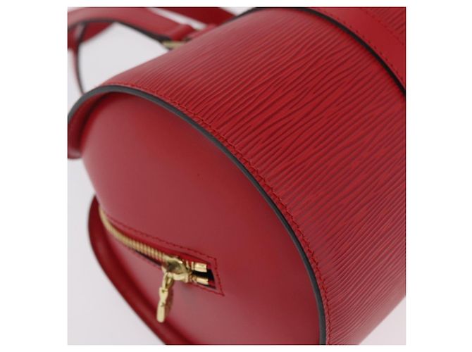 Borsa a mano LOUIS VUITTON Epi Soufflot Red M52227 LV Auth BA15785V Rosso - vista 15