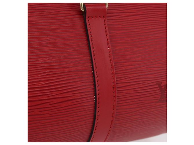 Borsa a mano LOUIS VUITTON Epi Soufflot Red M52227 LV Auth BA15785V Rosso - vista 2