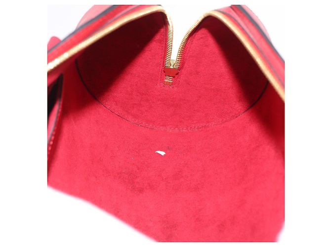 Borsa a mano LOUIS VUITTON Epi Soufflot Red M52227 LV Auth BA15785V Rosso - vista 20